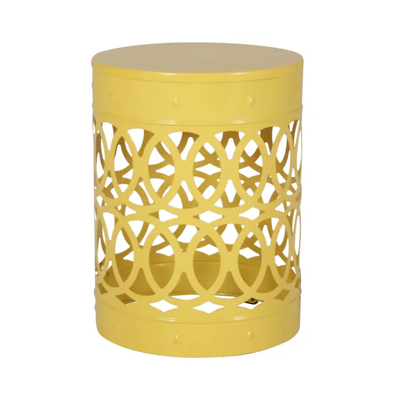 Moraima round Metal Outdoor Side Table