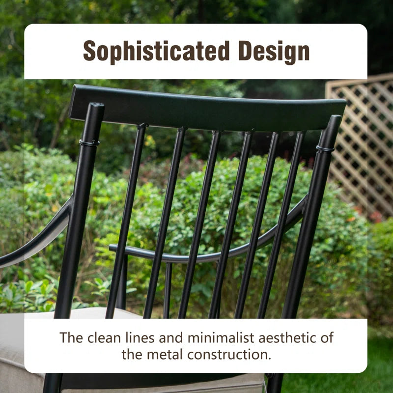Mcgahan Outdoor Dining Armchair with Cushion