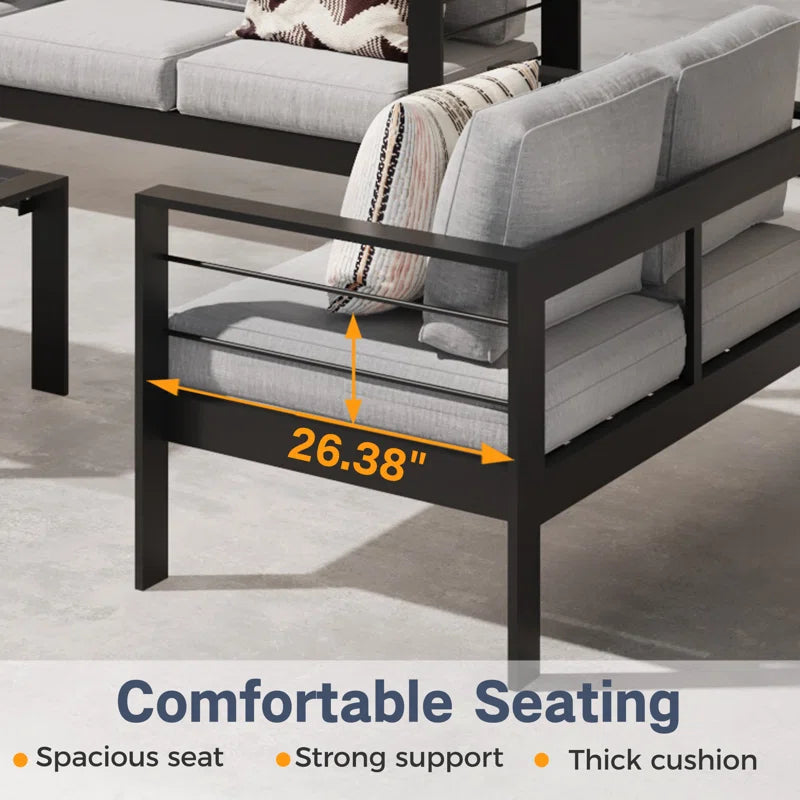Outdoor Aluminum Loveseat