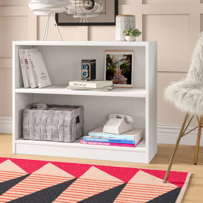 Doyno Small 2 Shelf Bookcase, Storage and Display Bookshelf for Home Office and Living Room