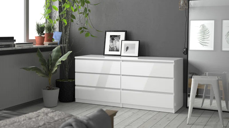 Jada 6 Drawer 60.5" W Double Dresser