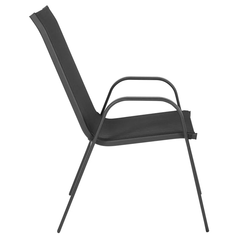Artu Stackable Flex Comfort Sling Outdoor Patio Chairs by Flash Furniture