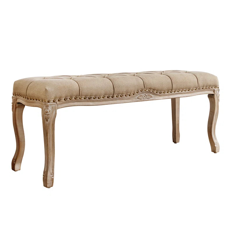 Barajas Linen Upholstered Bench