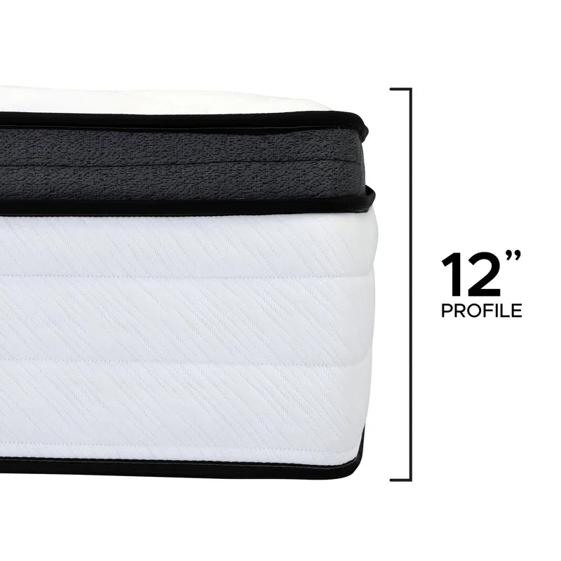 12" Medium Pillow Top Hybrid Mattress