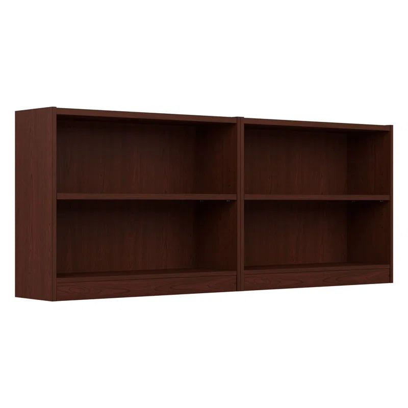 Donyo Small 2 Shelf Bookcase - Set of 2, Storage Bookshelves for Home Office and Living Room