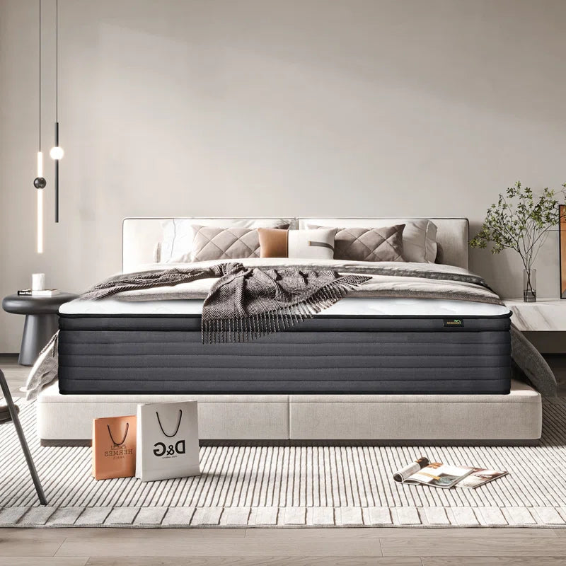 Medium Pocket Spring Hybrid Mattress with Certipur-Us Certified Foam