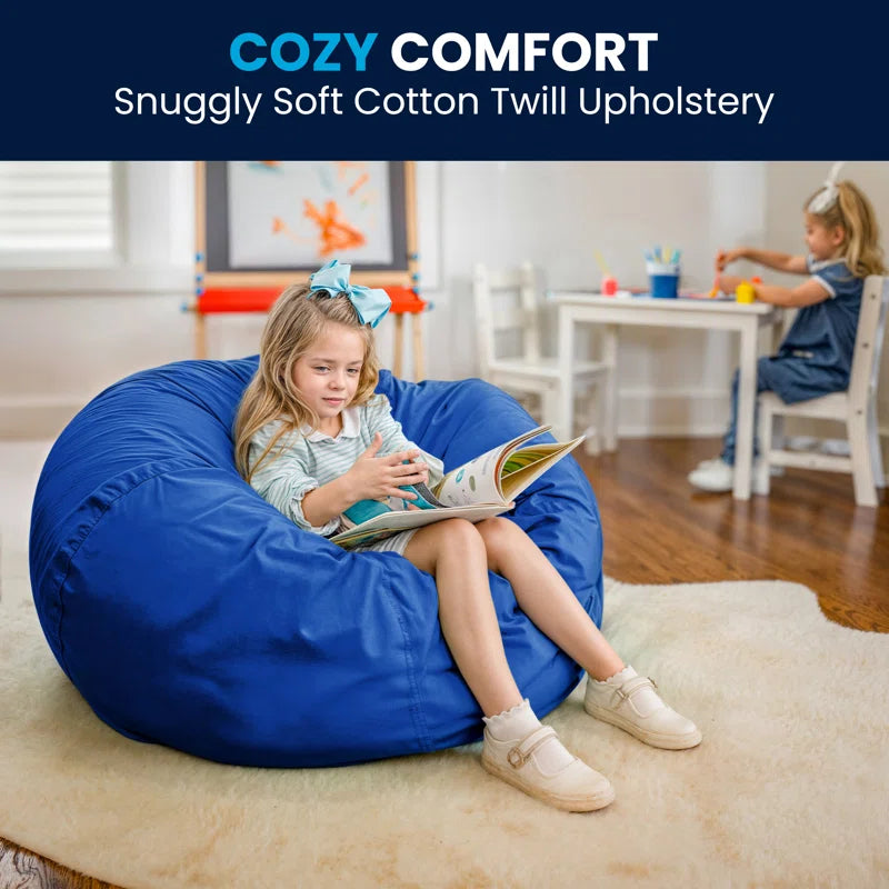 Classic Refillable Cotton Bean Bag Chair