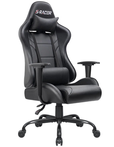 High-Back Adjustable Reclining Ergonomic Faux Leather PC & Racing Game Chair