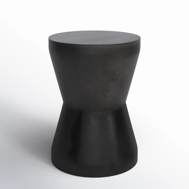 Zenni round Concrete Outdoor Side Table
