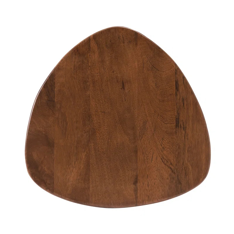 Azori Solid Wood 3 Legs End Table