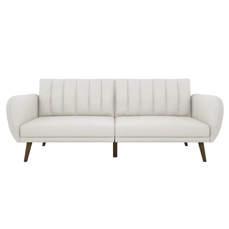 Brittany 81.5" round Arm Convertible Sofa