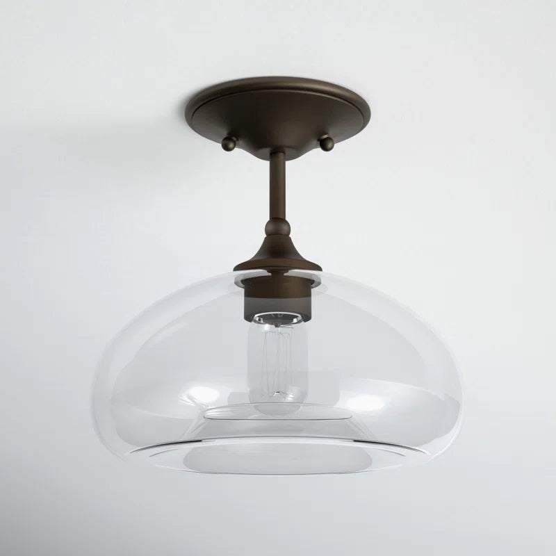 Lani Glass Semi Flush Mount