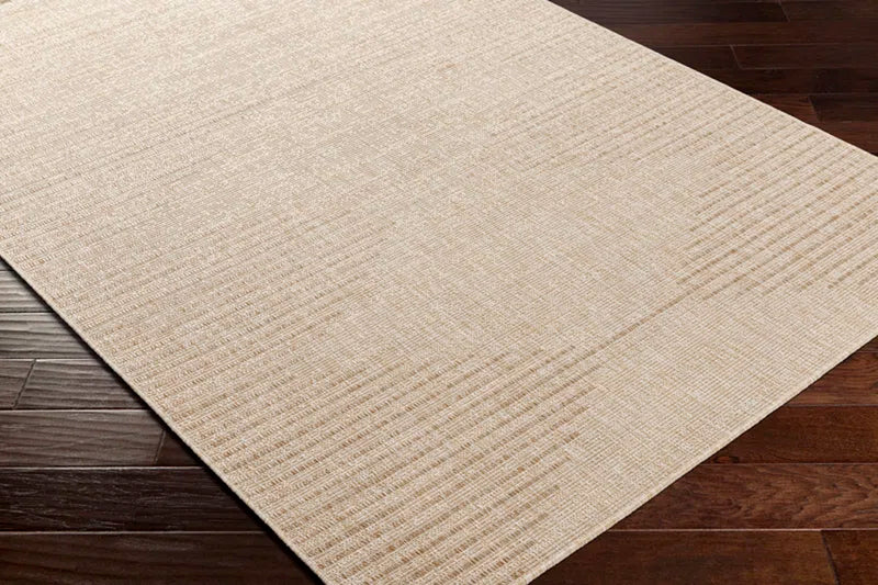 Mendota Geometric Tan Indoor/Outdoor Area Rug