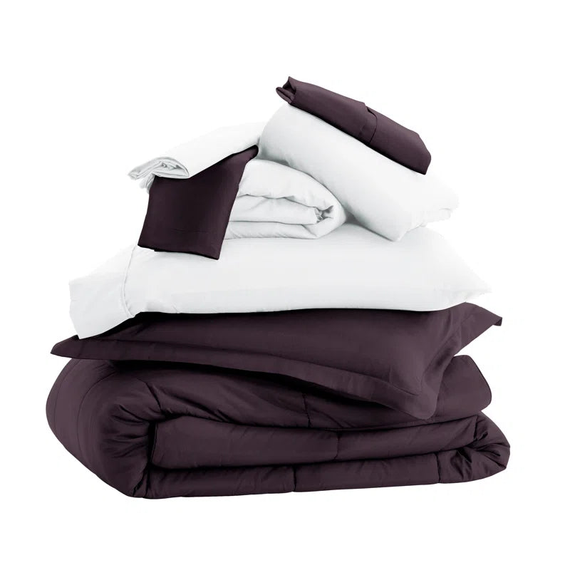 Microfiber 8 Piece Bedding Set