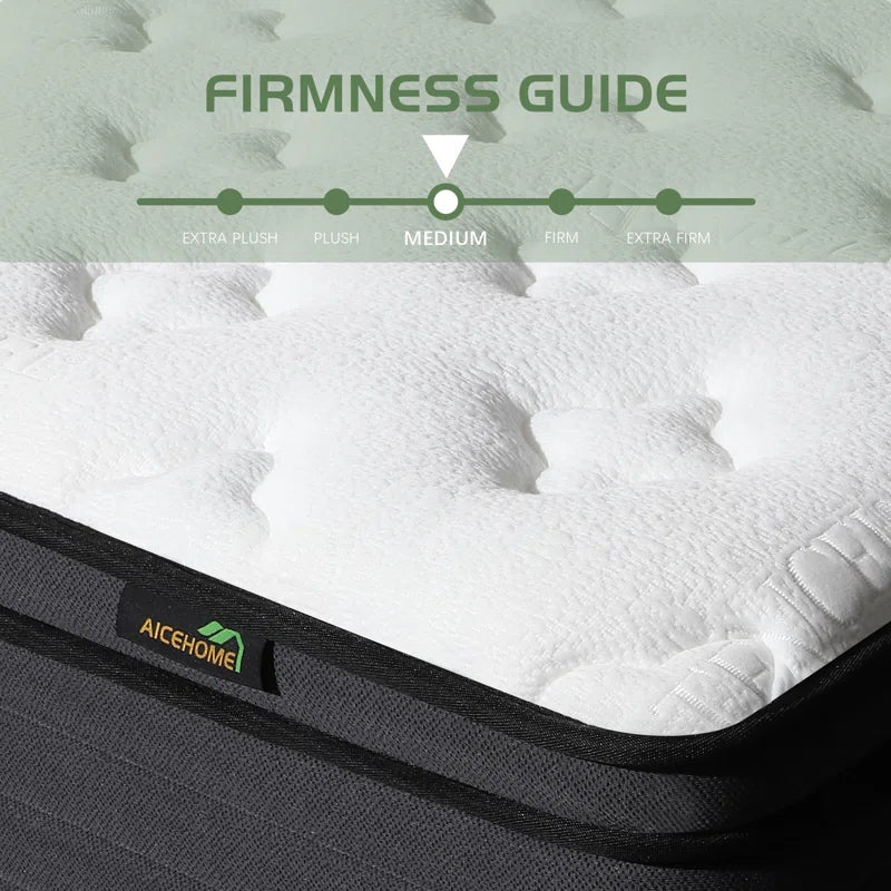 Medium Pocket Spring Hybrid Mattress with Certipur-Us Certified Foam