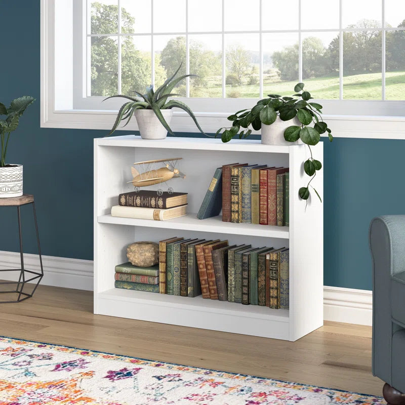 Doyno Small 2 Shelf Bookcase, Storage and Display Bookshelf for Home Office and Living Room