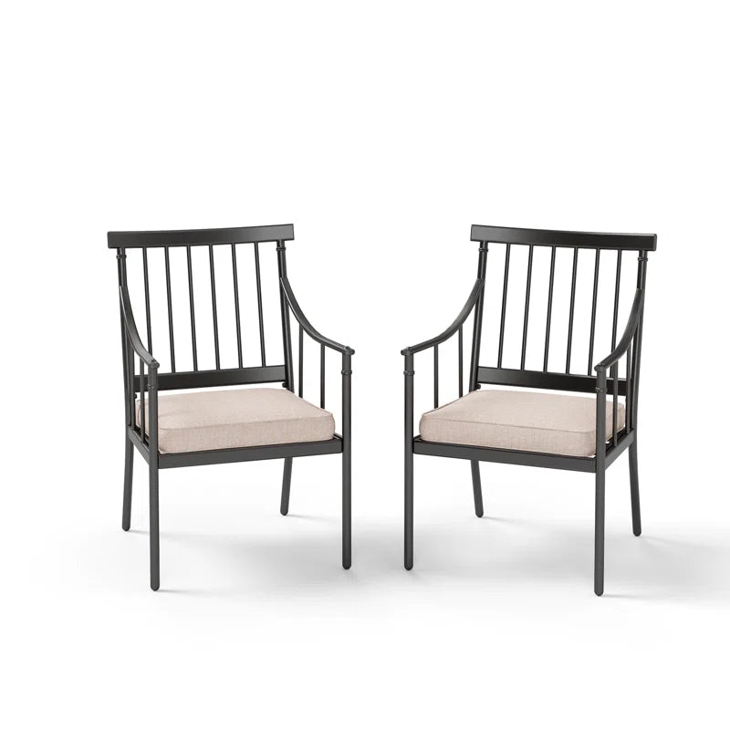 Mcgahan Outdoor Dining Armchair with Cushion