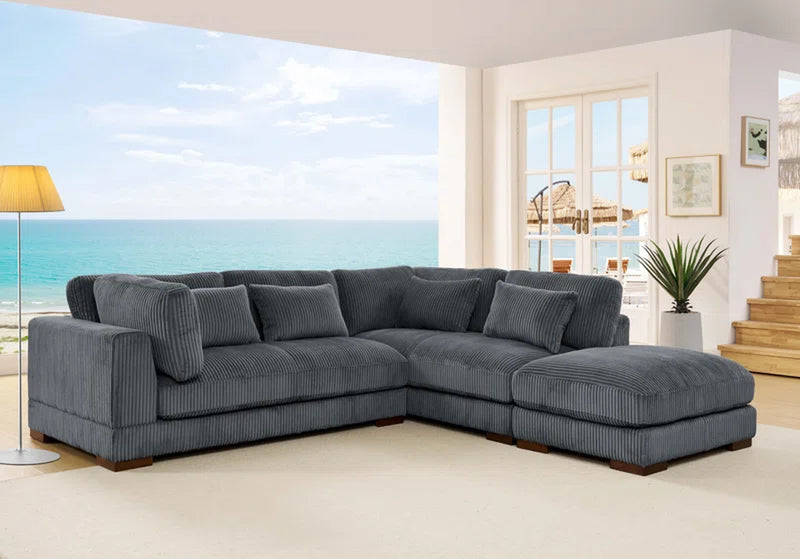 Beeston 3 - Piece Corduroy Sectional