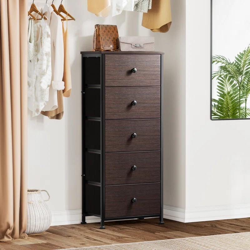 Ojaswi 5-Drawer Dresser, Chest of Drawers, Bedroom Dresser