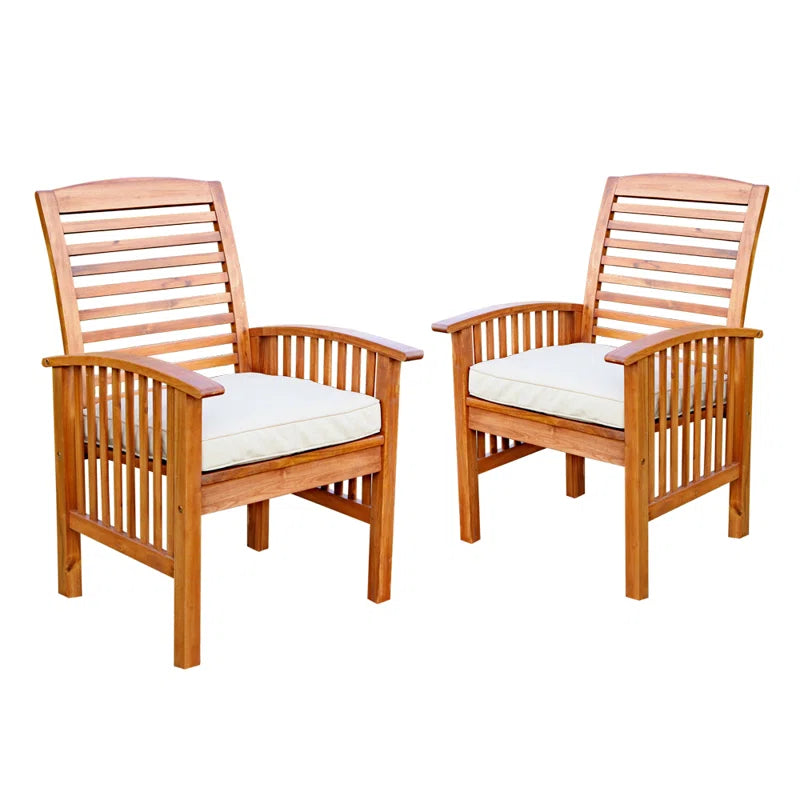 Outdoor Dining Armchair with Cushion
