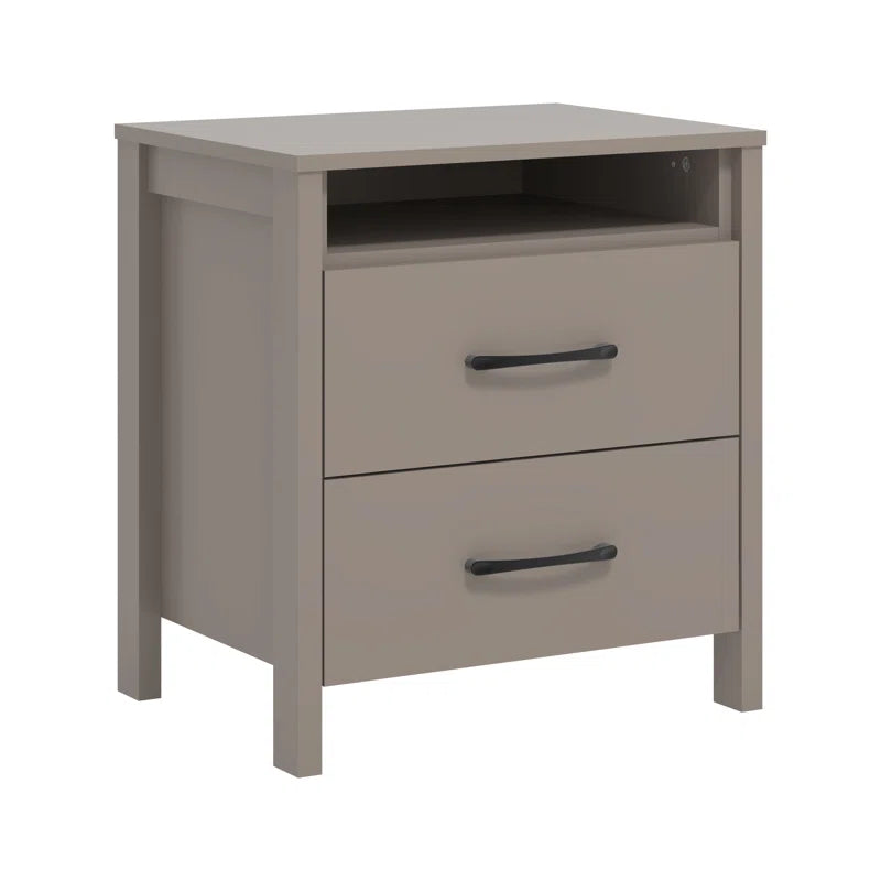 Allysyn 22.7" 2 Drawer Nightstand
