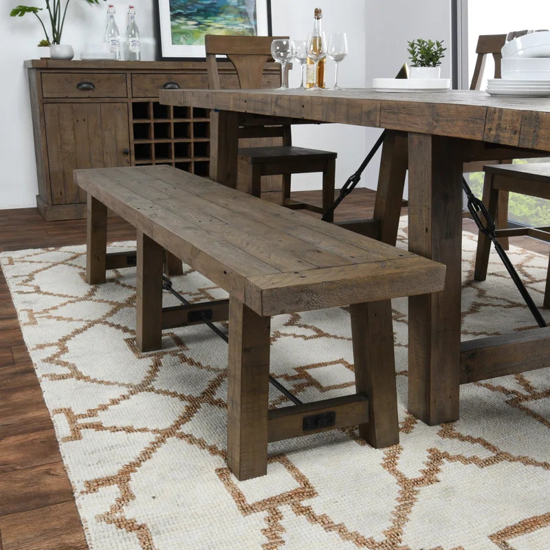 Edelen Solid Wood Bench
