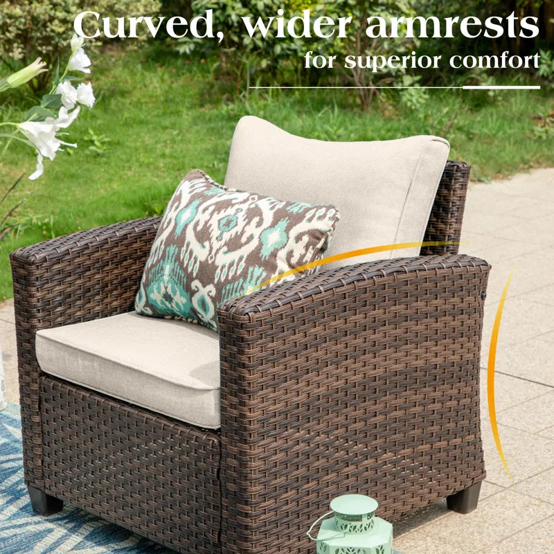 Argyri Stylish Wicker Outdoor Patio Loveseat