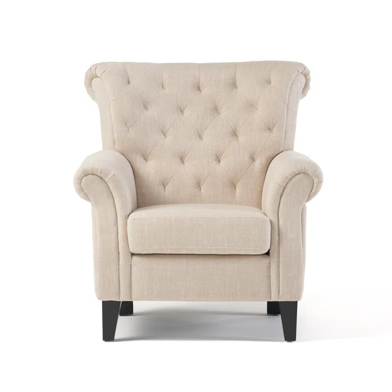 Losoto 91.44Cm Wide Tufted Armchair, Upholstered Accent Chair for Living Room, Bedroom