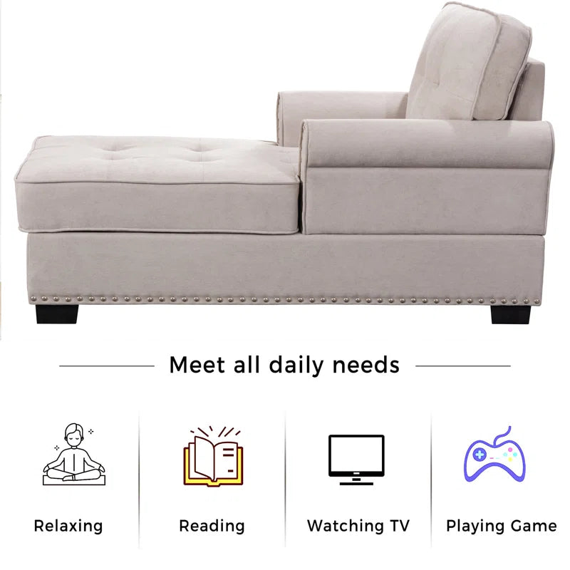 Upholstered Chaise Lounge