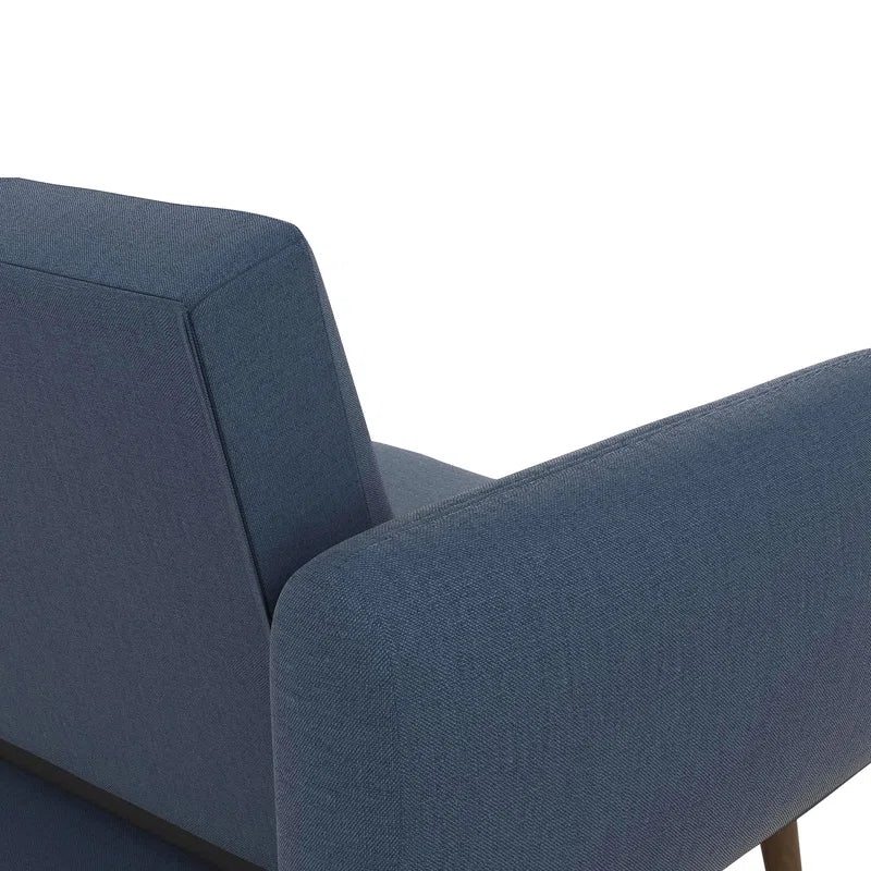 Brittany 81.5" round Arm Convertible Sofa