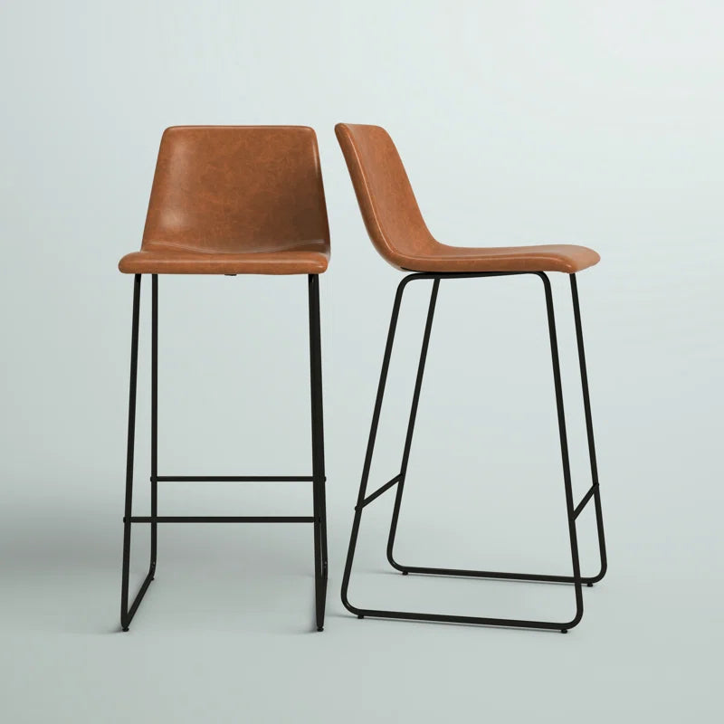 Liekele Upholstered Counter Height Modern Dining Stools