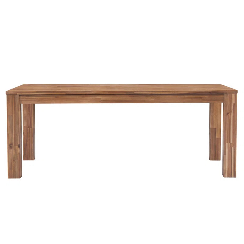 Bozrah Acacia Solid Wood Dining Table