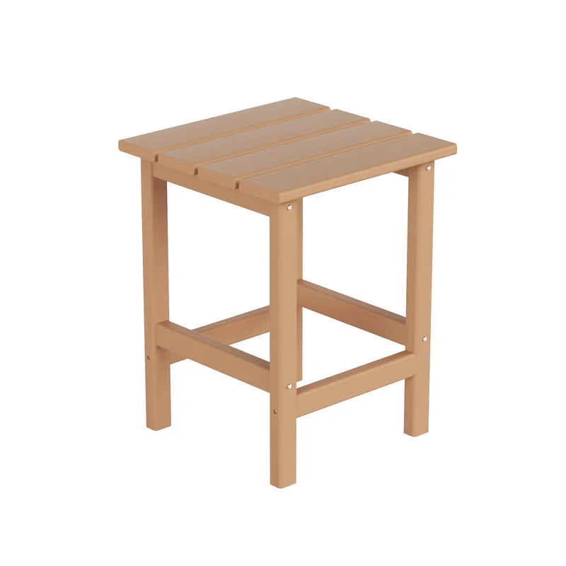 Shavon All Weather Adirondack Outdoor HDPE Side Table