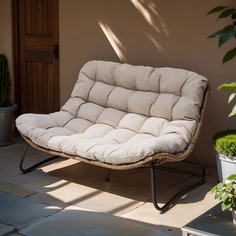 Lelsie 53.15" Wide Patio Loveseat