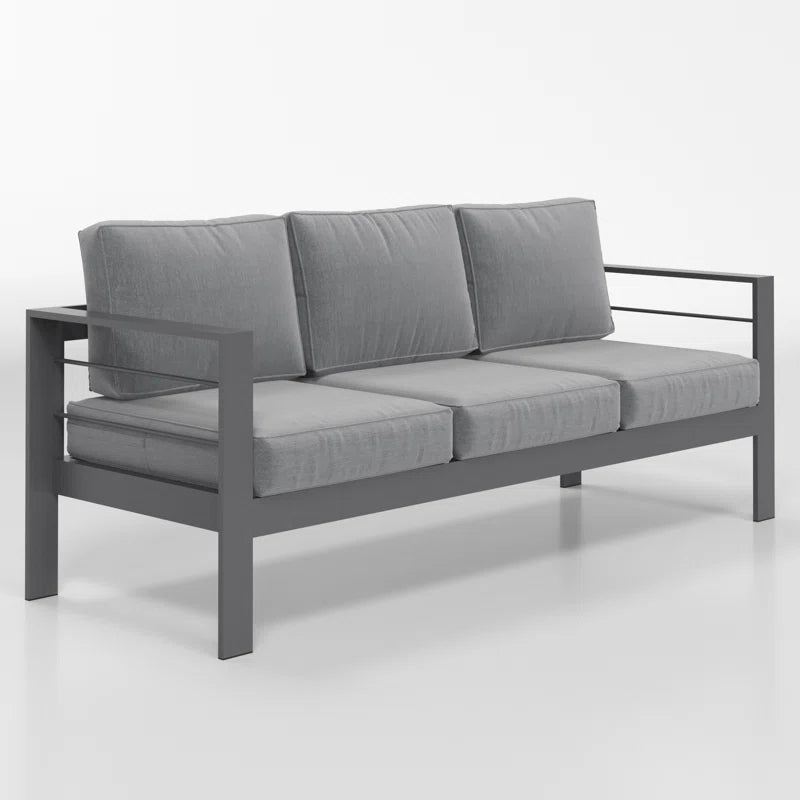 Brandtley Aluminum Patio Sofa