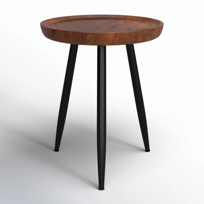 Castiglia Solid Wood Tray Top End Table