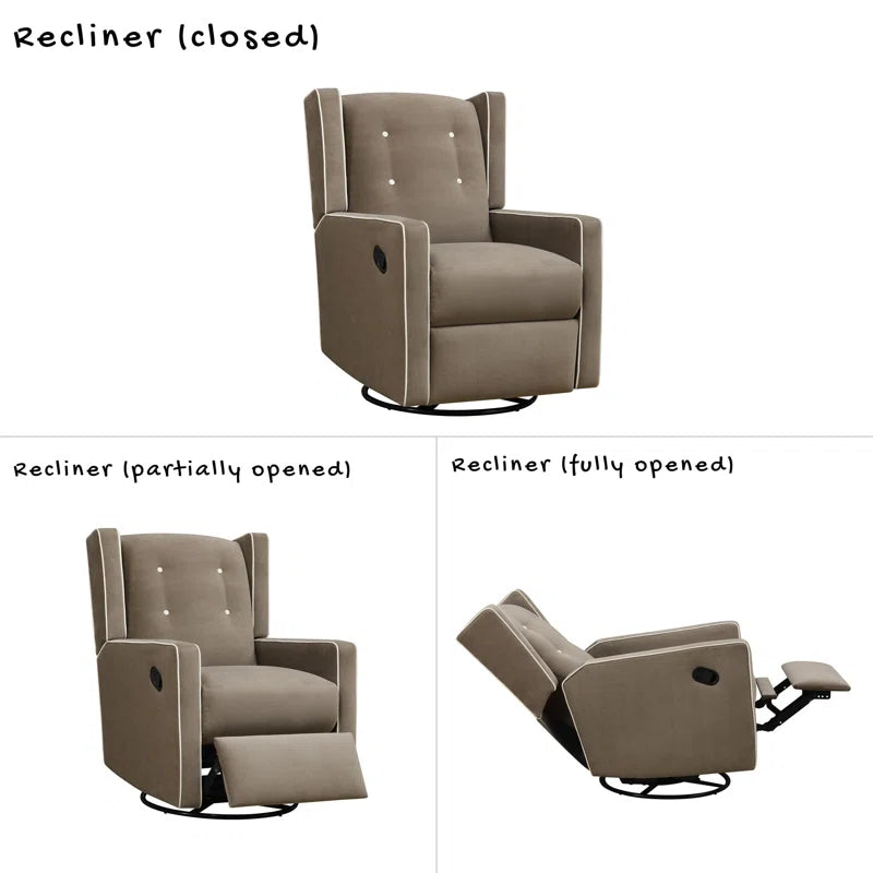 Hudak Swivel Reclining Glider