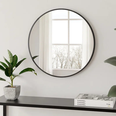 Karrina round Metal Accent Mirror