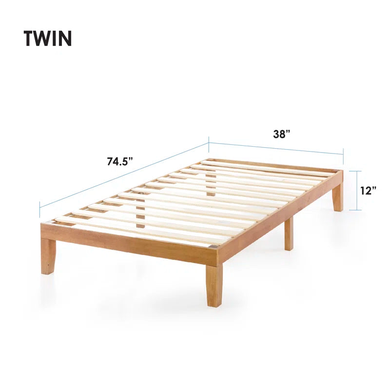 Harlow Solid Wood Platform Bed