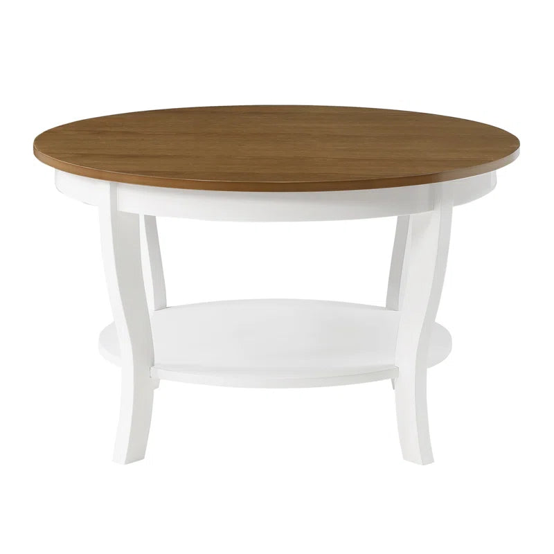 Carbin 30" Coffee Table with Shelf
