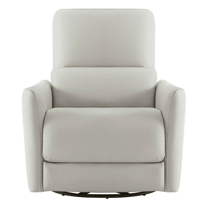 Mikkel Vegan Leather Swivel Power Recliner