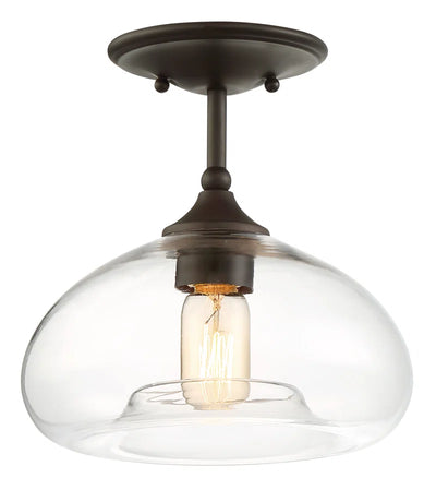 Lani Glass Semi Flush Mount
