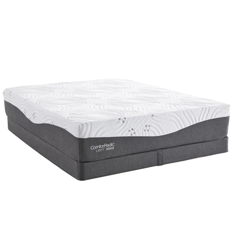 Medium Gel Memory Foam Mattress and Box Spring
