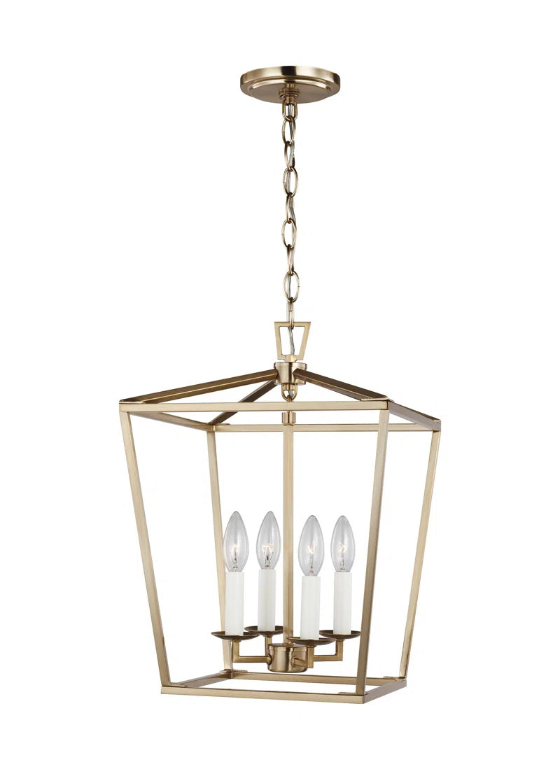 Finnegan 4 - Light Dimmable Lantern Geometric Chandelier