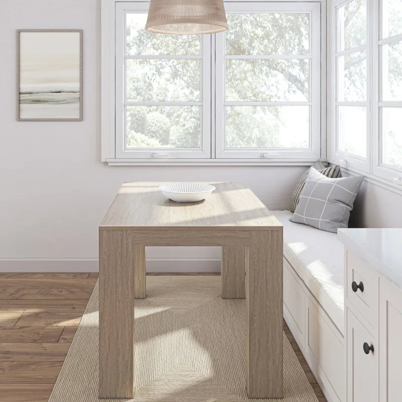 Chalonda Pine Solid Wood Dining Table
