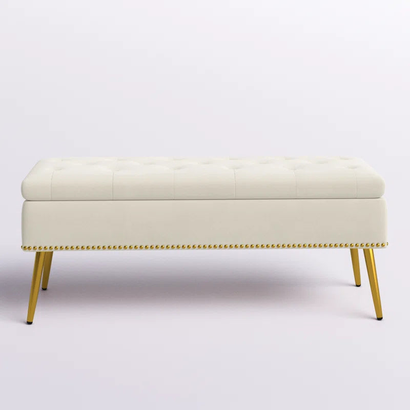 Kajana Upholstered Flip Top Storage Bench