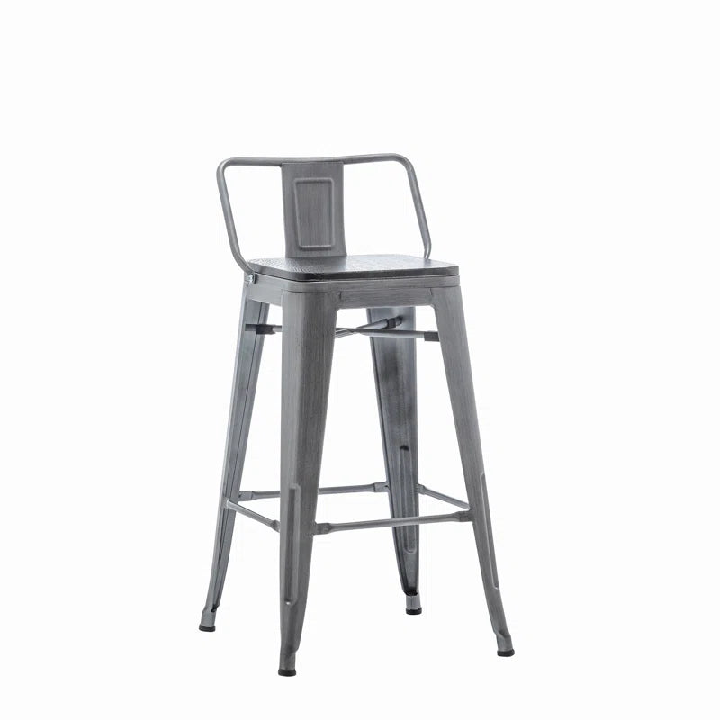 Saleh Counter Stool with Metal Frame