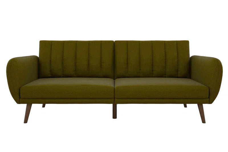 Brittany 81.5" round Arm Convertible Sofa